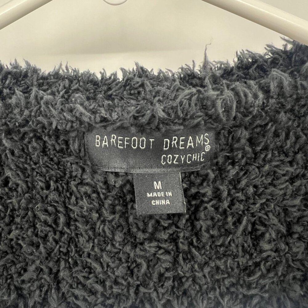 Barefoot Dreams Cozy Chic Boardwalk Cardigan in Black Women's Medium - Picture 2 of 4